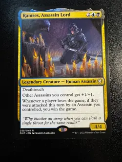 Ramses, Assassin Lord Regular Commander: Dominaria United MTG - Image 1