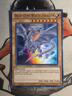 Blue-Eyes White Dragon MVP1-ENSV4 Yugioh Ultra Rare Limited Edition NM Card - Image 1