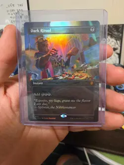 Dark Ritual Borderless Teenage Mutant Ninja Turtles Foil TMNT MTG - Image 1