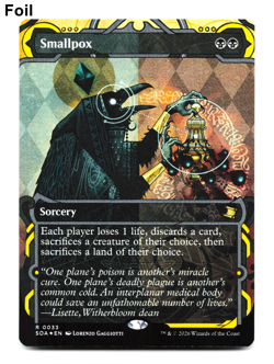 Smallpox (FOIL) - [Secrets of Strixhaven: Mystical Archive] MTG SOA 0033 💀💀 - Image 1