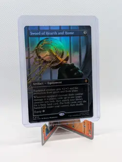 MTG - Sword of Hearth and Home - FOIL Borderless Promo #136 - Commander: TMNT NM - Image 1