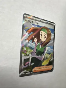 Pokemon Daisy's Help Ultra Rare Full Art 195/165 Scarlet & Violet 151 Holo - Image 2