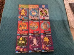 1 NEW MINTSET BURGER KING CHARIZARD,MEW POKEMON UNCUT SHEETS LESS #’S 8,11,16,19 - Image 2