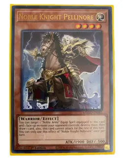 YUGIOH Noble Knight Warrior Deck Complete 40 - Cards with Sleeves - Image 3