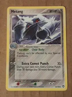Pokemon Metang 35/108 ex Power Keepers NM See Pictures - Image 1
