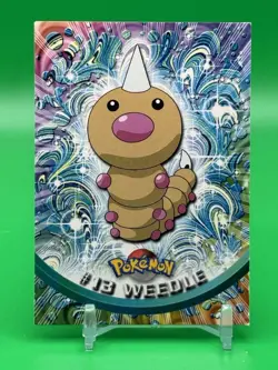 Weedle #13 Pokemon 1999 Topps TV Animation Edition Series 1 Blue Logo LP G1 - Image 1