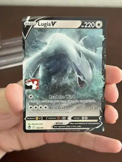 138/195 Lugia V Prize Pack Series Stamped Play Pokemon TCG Silver Tempest - NM! - Image 2