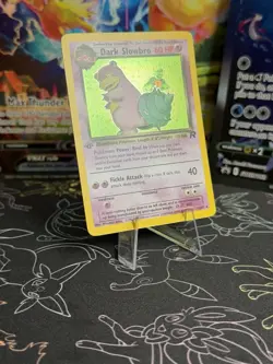 Pokemon TCG Team Rocket Set Dark Slowbro 12/82 1st Edition Rare Holo Foil - Image 2