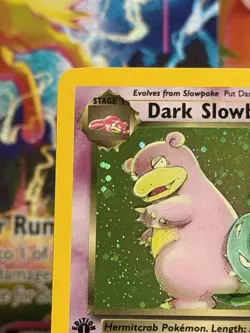 Pokemon TCG Team Rocket Set Dark Slowbro 12/82 1st Edition Rare Holo Foil - Image 3