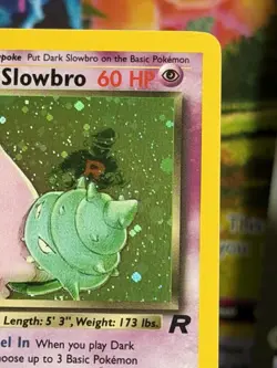 Pokemon TCG Team Rocket Set Dark Slowbro 12/82 1st Edition Rare Holo Foil - Image 5