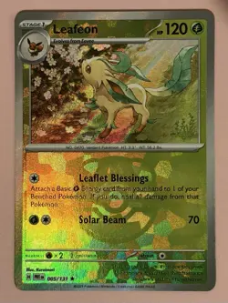 The Pokemon Company Leafeon Masterball Holo 005/131 Sv: Prismatic Evolutions - Image 1