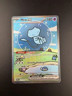 Pokemon Mew EX 232/091 Paldean Fates Special Illustration Rare Bubble Mew NM - Image 1