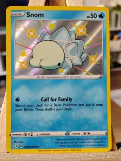 Snom - SV033/SV122 - Shining Fates Holo NM/M Pokemon TCG - Image 1