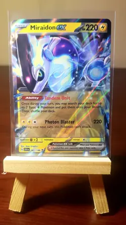 ⚡Pokemon TCG ⚡ Scarlet & Violet Base Miraidon ex Double Rare Holo 081/198 NM - Image 1