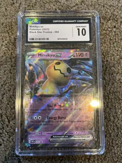 The Pokemon Company Mimikyu ex 004 Black Star Promo Holo CGC 10 2023 - Image 1