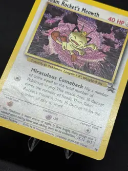 Pokemon Team Rocket's Meowth 18/53 Wotc Promo Regular [11] - Image 2