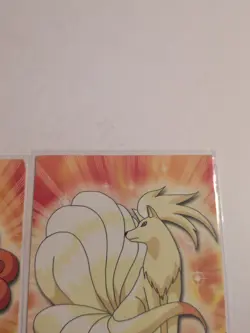 Vulpix #37 & Ninetails #38 Topps Chrome 2000 Pokemon LP/MP - Image 5