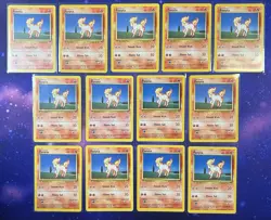 Lot of 13 - Ponyta 60/102 - Pokemon TCG - Base Set - Common - Image 1