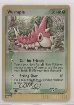 Wurmple Reverse Foil Pokemon EX Dragon #81 2003 - Image 1