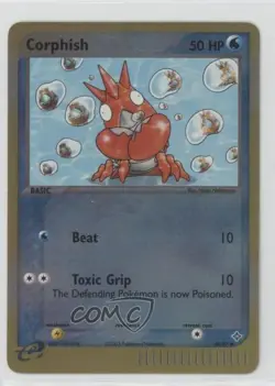 Corphish Reverse Foil Pokemon EX Dragon #54 2003 - Image 1