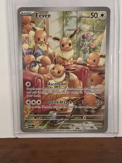 Eevee 188/167 IR Illustration Rare Full Art Pokemon Twilight Masquerade - Image 1