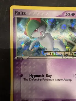 Pokemon TCG Ralts #61/106 Emerald Reverse Holo Stamp - Image 2