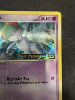 Pokemon TCG Ralts #61/106 Emerald Reverse Holo Stamp - Image 3