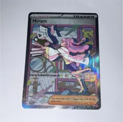 Pokemon Miriam 251/198 SV01 Full Art Trainer Special Illustration Rare Holo - Image 1