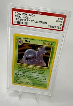 2002 Pokemon Legendary Collection Muk Holo #16 PSA 9 Mint - Image 1