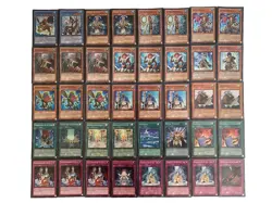 YUGIOH Gishki Water Ritual Deck Complete 40 - Cards with Sleeves - Image 1