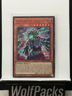 Yu-Gi-Oh! TCG Maze of Muertos - Stare of the Snake Hair MZMU-EN003 Ultra Rare - Image 1
