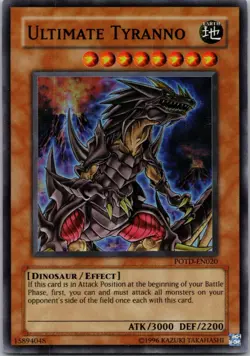 Yugioh Ultimate Tyranno POTD-EN020 Super Rare NM - Image 1