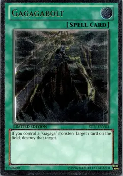 Yugioh Gagagabolt ZTIN-ENV03 Limited Edition Ultimate Rare NM - Image 1