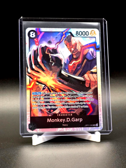 Monkey.D.Garp SR Super Rare OP11-095 A Fist of Divine Speed One Piece English - Image 1