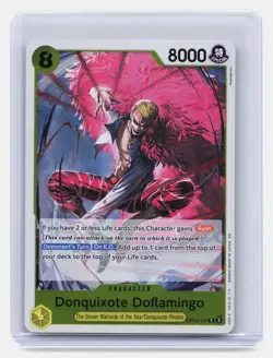 Donquixote Doflamingo One Piece Legacy of the Master #OP12-107 Rare,Foil - Image 1
