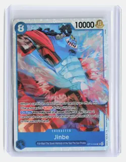 Jinbe One Piece The Azure Sea's Seven #OP14-049 Super Rare Holo Foil - Image 1