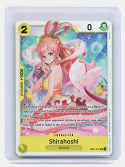 Shirahoshi One Piece Extra Booster: Memorial Collection #EB01-057 Super Rare - Image 1