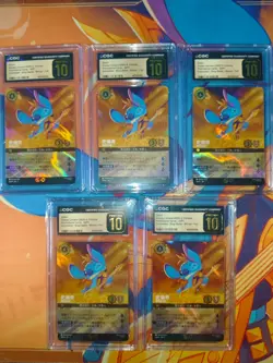 DISNEY LORCANA S-CHINESE STORE CHAMPIONSHIP STITCH ROCK STAR CGC PRISTINE 10 - Image 1