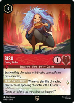 Sisu - Daring Visitor (Foil) - Disney Lorcana Promo Cards - Image 1