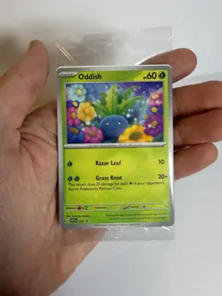 Oddish SVP 102 Promo Path To The Peak Pokemon Card Sealed NM/MINT Scarlet&Violet - Image 2