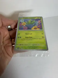 Oddish SVP 102 Promo Path To The Peak Pokemon Card Sealed NM/MINT Scarlet&Violet - Image 4