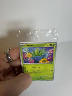 Oddish SVP 102 Promo Path To The Peak Pokemon Card Sealed NM/MINT Scarlet&Violet - Image 5