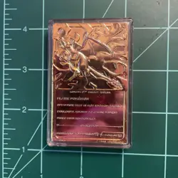 Burger King Pokemon gold card Charizard with case. - Image 2