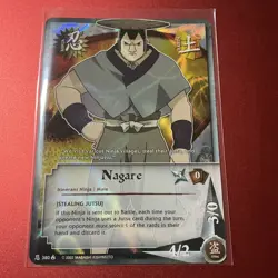 Nagare 380 Naruto Card CCG Wave Foil 1st Edition - Image 5