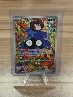 Erika's Tangela 80 HP Ability Basic Grass Scarlet & Violet 218/217 Pokemon Card - Image 1