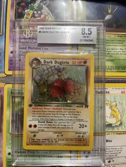 1st Edition Dark Dugtrio HOLO Team Rocket Set Pokemon Card - Mint BGS 8.5! 😁!!! - Image 1