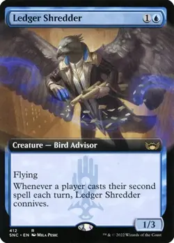 Ledger Shredder - Extended Art Streets of New Capenna NM MTG - Image 1