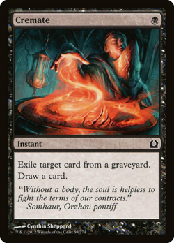 CREMATE X 4 N/M- RETURN TO RAVNICA MAGIC THE GATHERING - Image 1