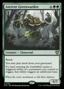 Ancient Greenwarden OTC NM MTG - Image 1