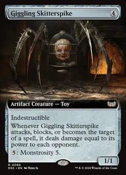 Giggling Skitterspike - Extended Art DSC NM MTG - Image 1